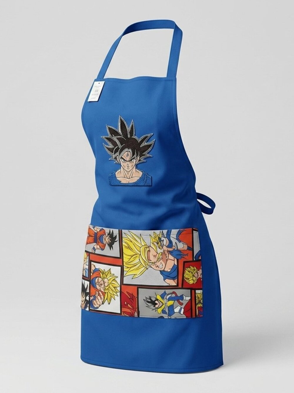 Dragon Ball Z Kids Kitchen Apron Blue Goku Anime Child Chef